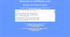 Desktop Screenshot of getoffgirls.com