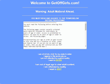 Tablet Screenshot of getoffgirls.com
